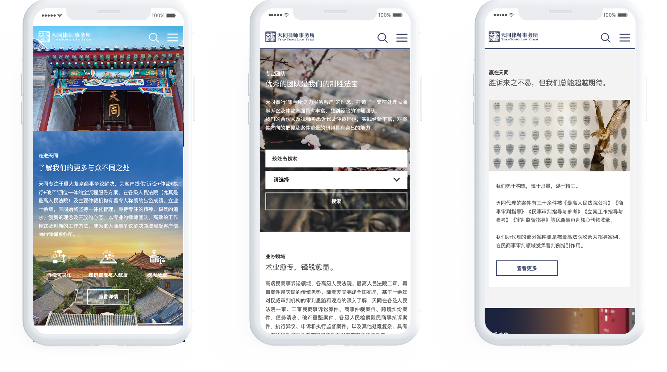律师网站设计